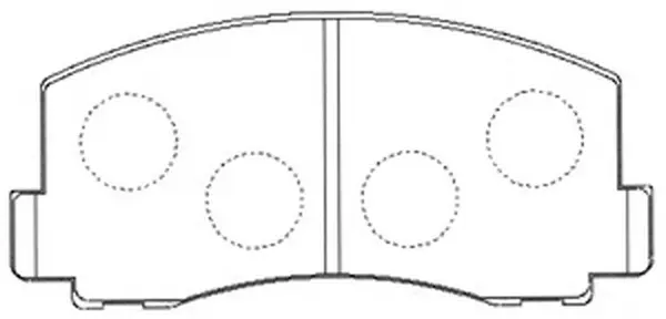 Brake Pad Set, disc brake (BP23115)