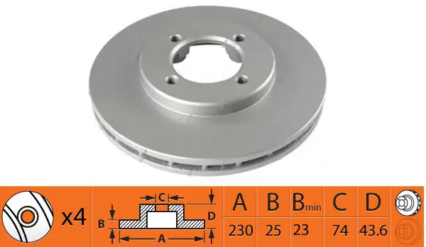 Brake Disc (BR21234T)