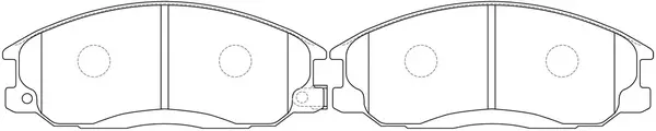 Brake Pad Set, disc brake (BP10103)