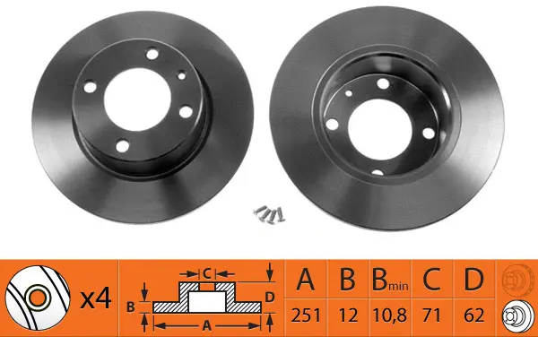 Brake Disc (BR42107)