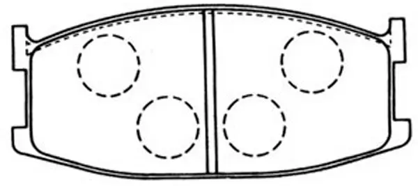 Brake Pad Set, disc brake (BP25063)