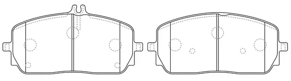 Brake Pad Set, disc brake (BP31048)