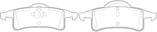 Brake Pad Set, disc brake (BP52425)