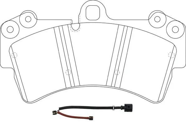 Brake Pad Set, disc brake (BP33346W)