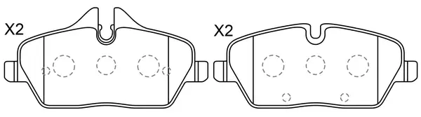 Brake Pad Set, disc brake (BP32021)