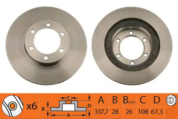 Brake Disc (BR21142T)