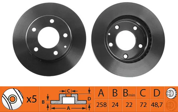 Brake Disc (BR25102T)