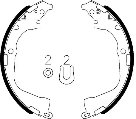 Brake Shoe Set (BS33001)