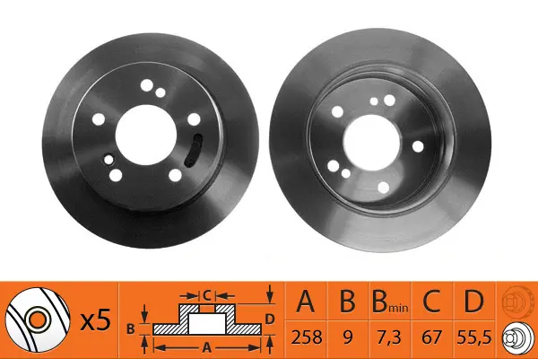 Brake Disc (BR31122)