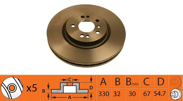 Brake Disc (BR31129T)