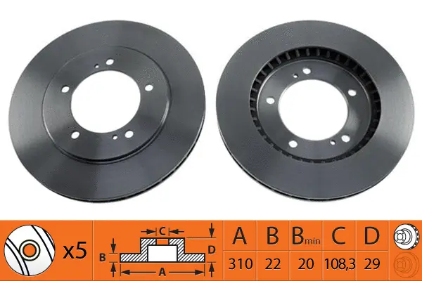 Brake Disc (BR29104T)