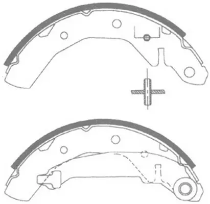 Brake Shoe Set (BS10821)