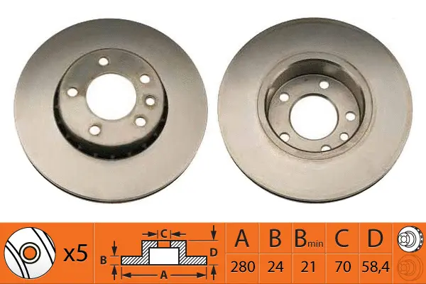 Brake Disc (BR34105T)