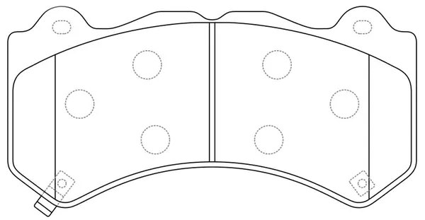 Brake Pad Set, disc brake (BP20801)