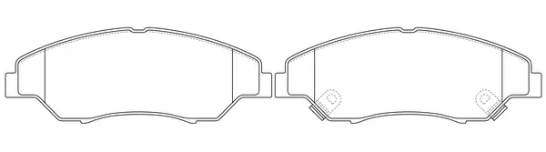 Brake Pad Set, disc brake (BP13634)