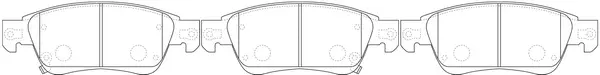 Brake Pad Set, disc brake (BP22388)