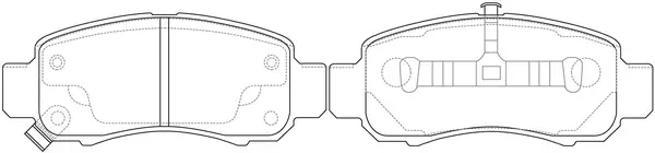 Brake Pad Set, disc brake (BP28804)