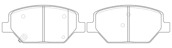 Brake Pad Set, disc brake (BP34011)