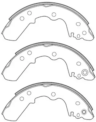 Brake Shoe Set (BS24452)