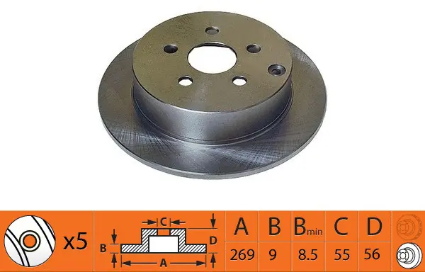 Brake Disc (BR21198)