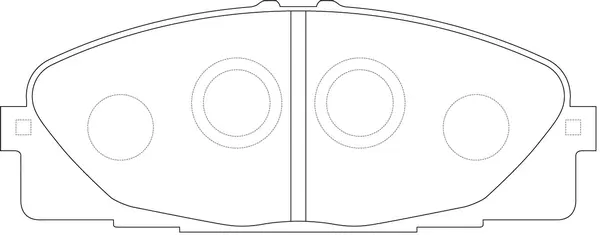 Brake Pad Set, disc brake (BP21516)
