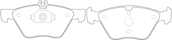 Brake Pad Set, disc brake (BP31166)