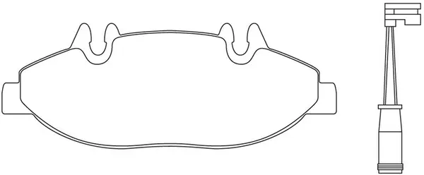 Brake Pad Set, disc brake (BP31406W)