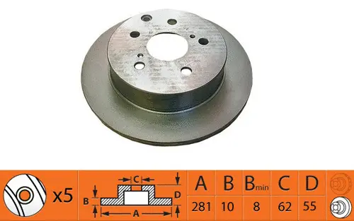 Brake Disc (BR21190)