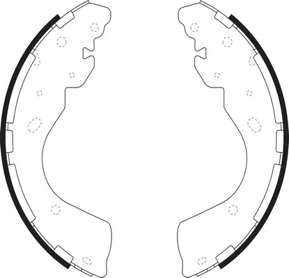 Brake Shoe Set (BS22637)