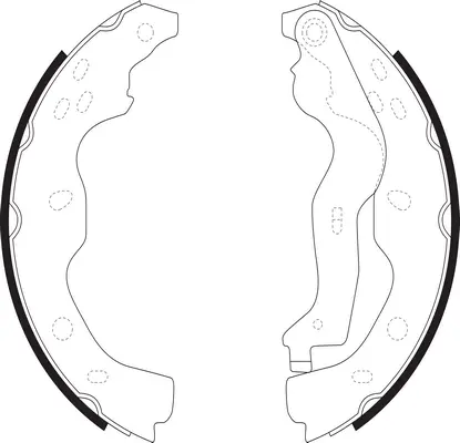 Brake Shoe Set (BS20634)