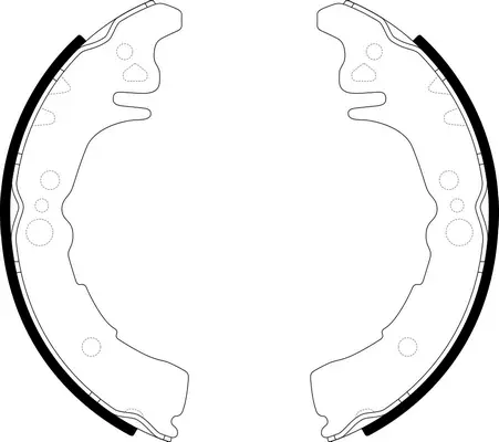 Brake Shoe Set (BS21350)