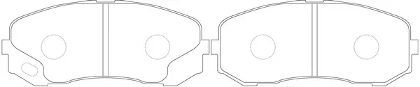 Brake Pad Set, disc brake (BP23513)