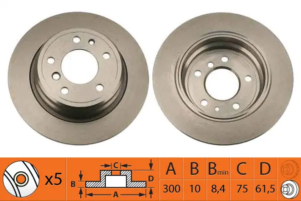 Brake Disc (BR32107)