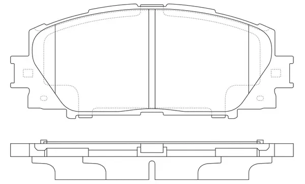 Brake Pad Set, disc brake (BP20540)