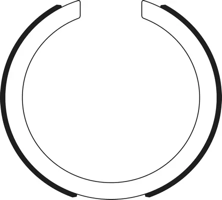 Brake Shoe Set, parking brake (BS14002)