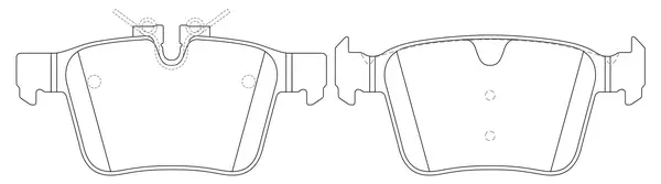 Brake Pad Set, disc brake (BP47002)