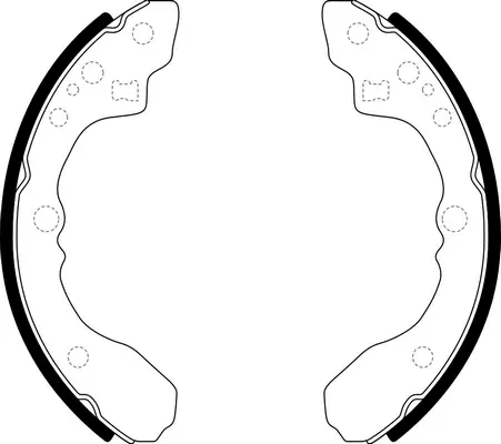 Brake Shoe Set (BS25347)