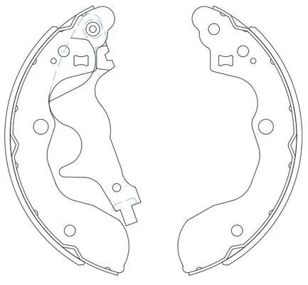 Brake Shoe Set (BS29801)