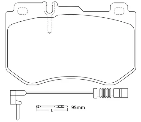 Brake Pad Set, disc brake (BP31031W)