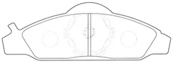 Brake Pad Set, disc brake (BP12145)