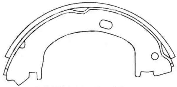 Brake Shoe Set (BS11148)