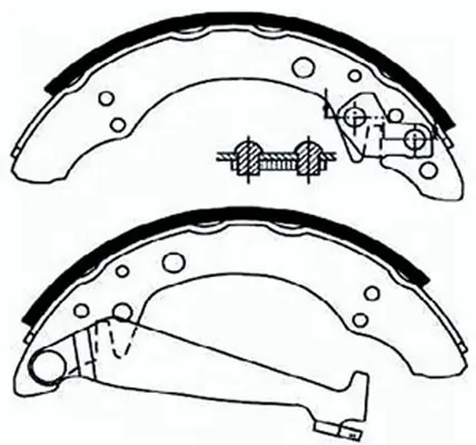 Brake Shoe Set (BS33534)