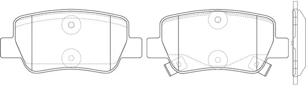 Brake Pad Set, disc brake (BP21838)