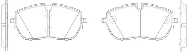 Brake Pad Set, disc brake (BP42008)