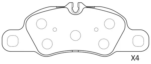 Brake Pad Set, disc brake (BP35007)