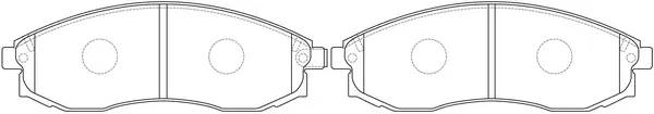 Brake Pad Set, disc brake (BP22824)
