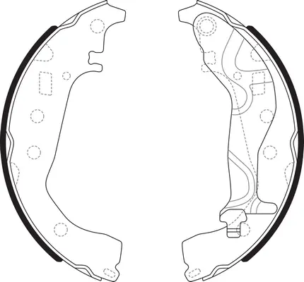 Brake Shoe Set (BS21013)