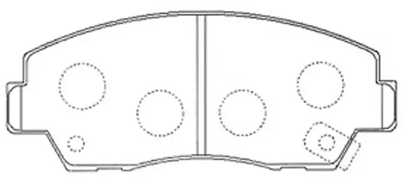 Brake Pad Set, disc brake (BP25297)