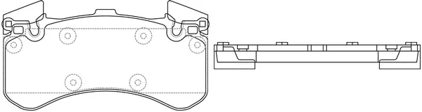 Brake Pad Set, disc brake (BP33004W)