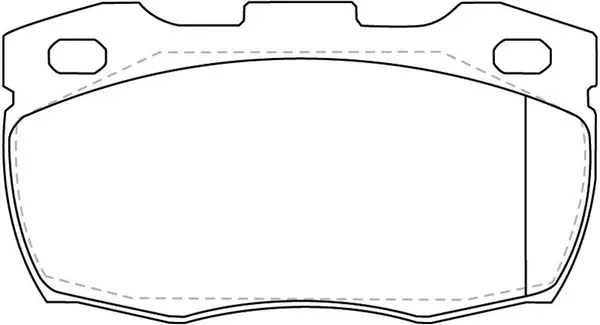 Brake Pad Set, disc brake (BP47243)